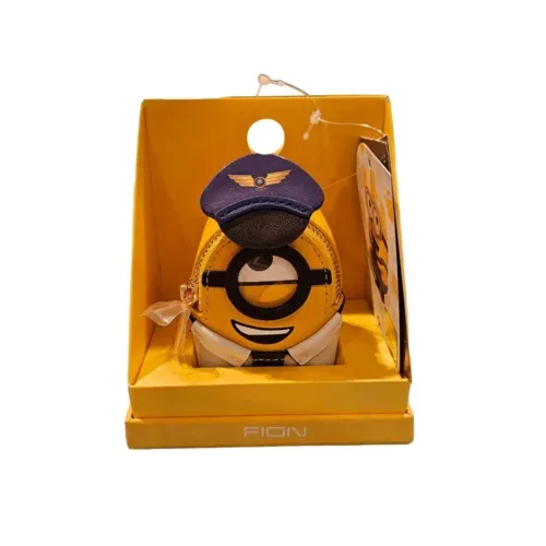 Minion Coin Pouch Gift | [Universal Authentic] Genuine Leather Purse SG with Box Pack