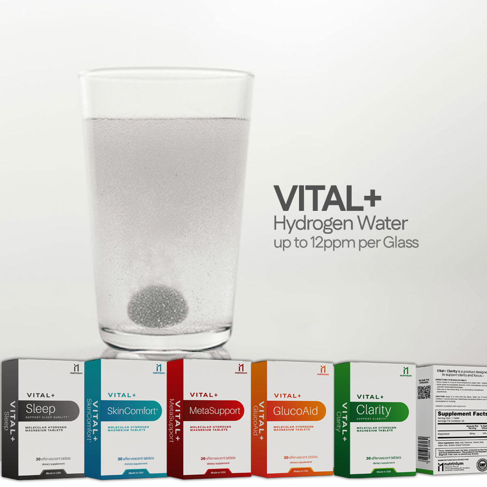 Vital+ Hydrogen Water | Efferversence Water Soluble Tablets