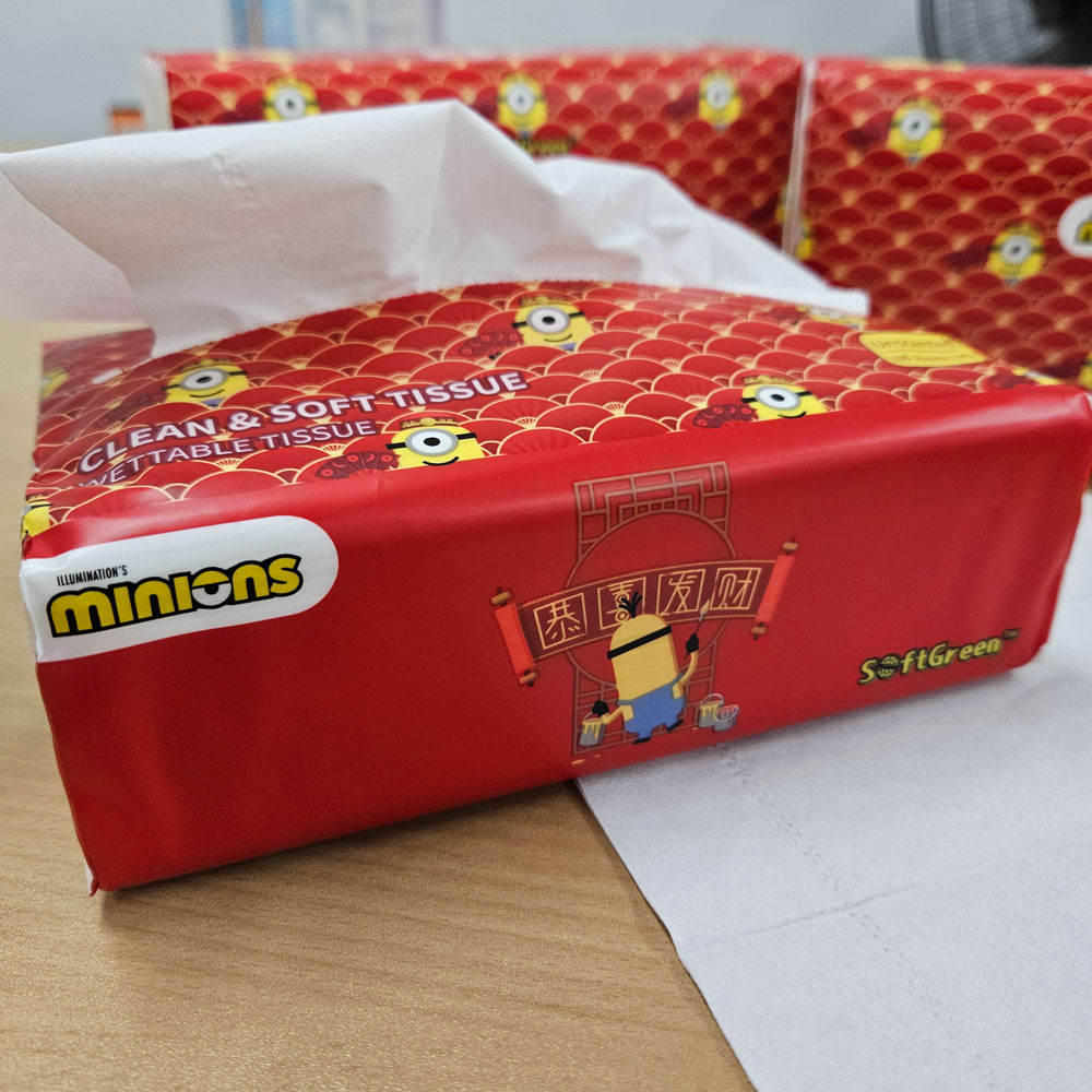 Chinese New Year Tissue Paper | Minion Themed 5 Packs 500s