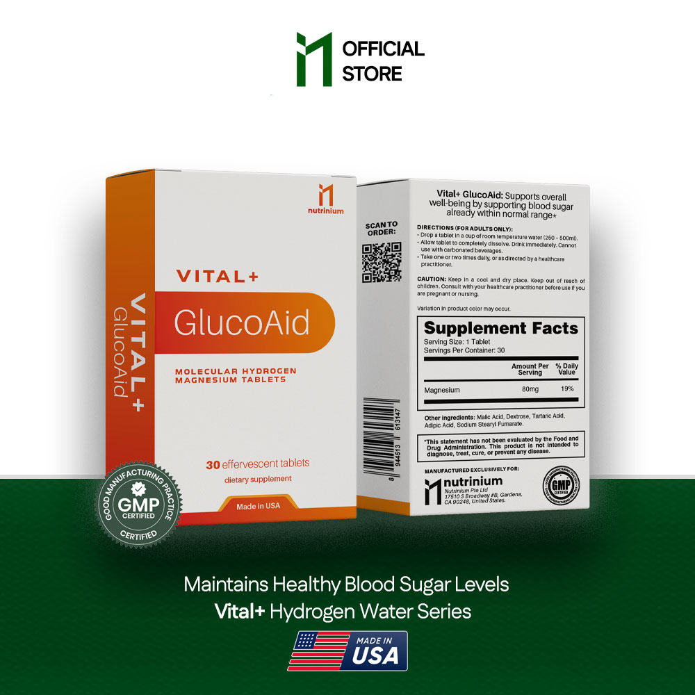 Vital+ GlucoAid | Maintain Healthy Blood Sugar