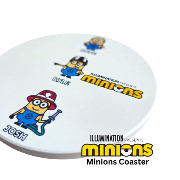 Despicable Me Minions Coasters | Diatomite Water Absorbent Cup Holders